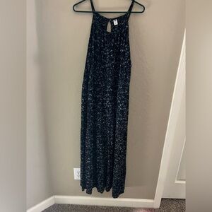 Old Navy Black floral dress